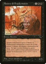 1X Frankenstein's Monster The Dark EX Italian MTG CARD