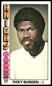 1976-77 Topps #51 Ticky Burden - Imagen 1 de 2