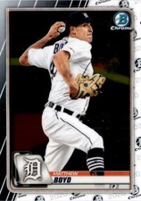 2020 Bowman Chrome [BB4] #53 Matthew Boyd - Detroit Tigers