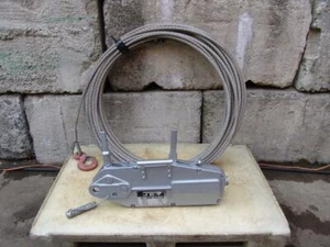 Tirador de polipasto Jet Griphoist 3000 libras 5/8" cuerda 150 pies de largo - Imagen 1 de 1