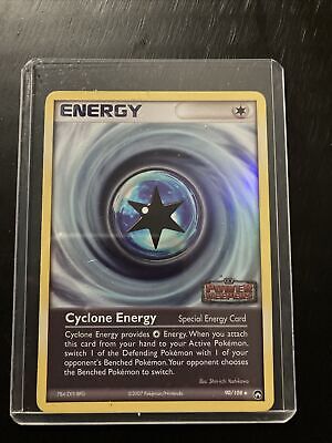 Cyclone Energy 90/108 EX Power Keepers Reverse Holo Stamped Pokemon TCG 2007