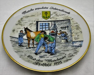Sammlerstück FRANKREICH TELLER 1995 marche populaire internationale club des marcheurs - Bild 1 von 4