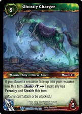 WOW WARCRAFT TCG BETRAYAL OF THE GUARDIAN : GHOSTLY CHARGER X 4