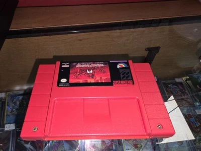 Spider-Man and Venom Maximum Carnage Super Nintendo SNES Red Cartridge Authentic - Image 1 of 2