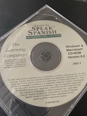 Learn To Speak Spanish Cd Rom  - Image 1 of 4