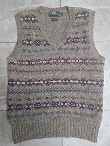 Polo Ralph Lauren 100% Wool Sweater Vest Size L - V Neck READ - Picture 1 of 9