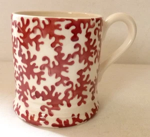 TAZA DE MEDIA PINTA EMMA BRIDGEWATER CERÁMICA Diseño Coral Rojo - Imagen 1 de 8