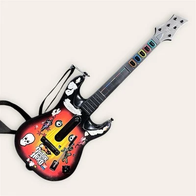 Guitar Hero PS2 World Tour Wireless Controller & Strap - No Dongle - Untested - Image 1 of 4