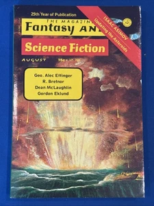 Magazine Of Fantasy & Science Fiction August 1974 VG - Imagen 1 de 2