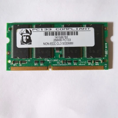 Viking 256MB SDRAM PC133 133MHZ CL3 RAM Memory Laptop PC Vintage Retro - Image 1 of 2