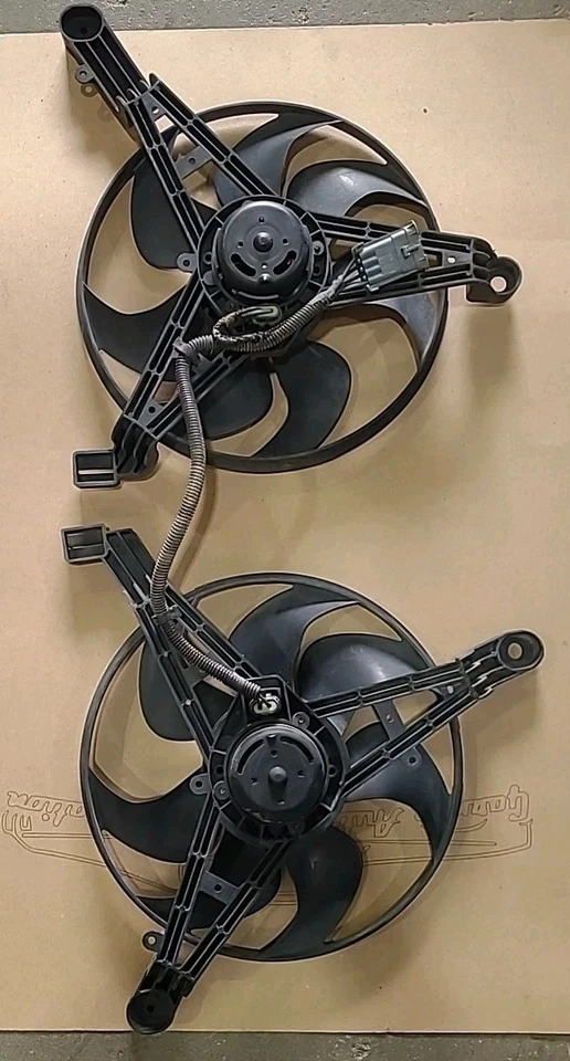 1994-1996 Impala SS Caprice Roadmaster Dual Electric Radiator Fans with Harness Foto 1 de 1