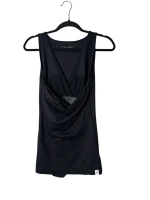 Camisa calmante pequeña para mujer Lalabu negra sin mangas enfermería bolsa portabebés Foto 1 de 4