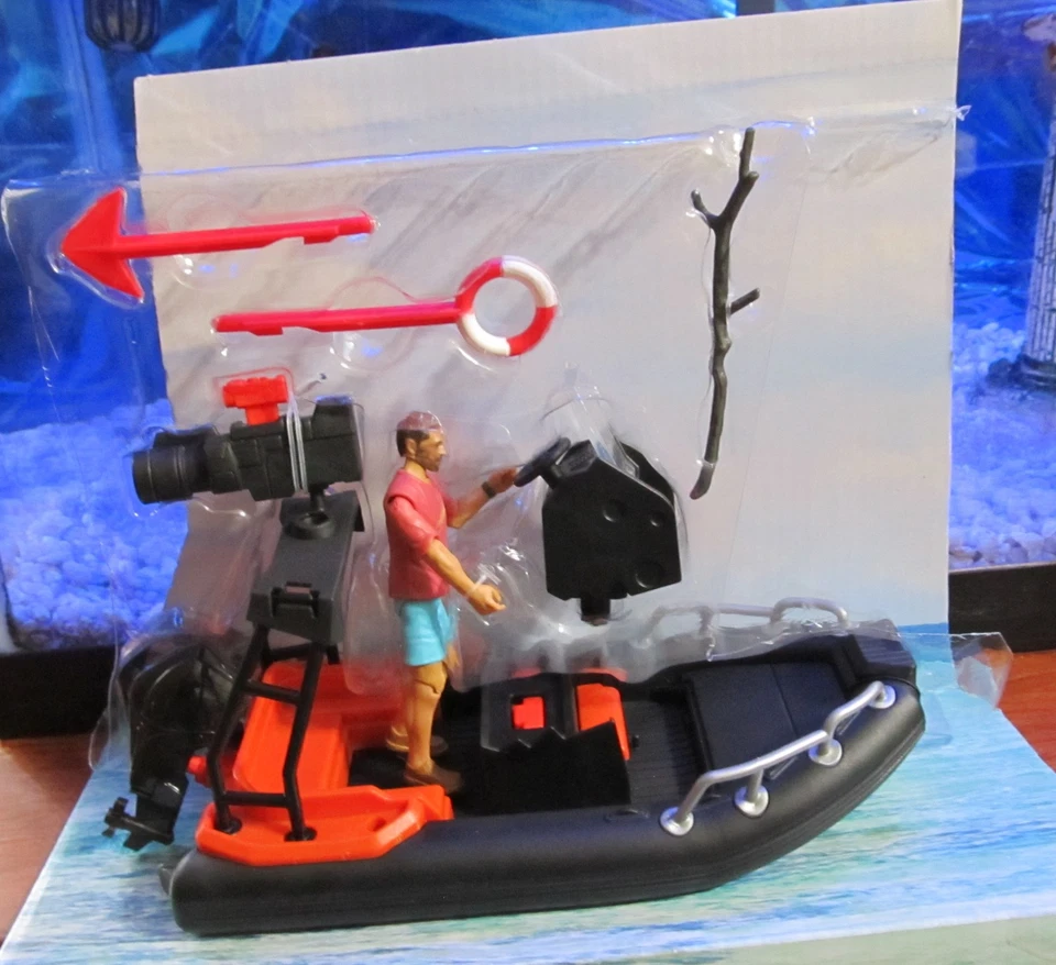 FIGURA Jurassic World 2025 REUBEN DELGADO & RAFT Isla Suelta Escape Renacimiento Foto 1 de 1