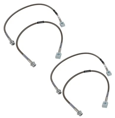 Russell 692110 Brake Lines Street Legal Braided Stainless Pontiac Fiero Kit - Изображение 1 из 3