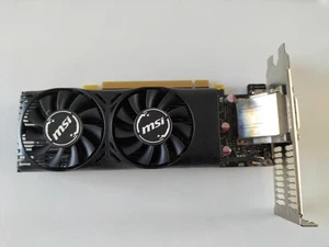 Tarjeta/GPU MSI GeForce GTX 1050 Ti 4GT de bajo perfil - PCIe, totalmente funcional - Imagen 1 de 5