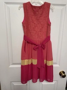 Item #68 .    $20.00.   “Extraordinary” Girl’s Sleeveless Party Dress, Size 8 - Picture 1 of 2