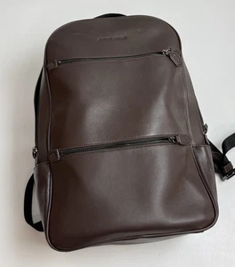 Johnston & Murphy Brown Leather Backpack - Afbeelding 1 van 9