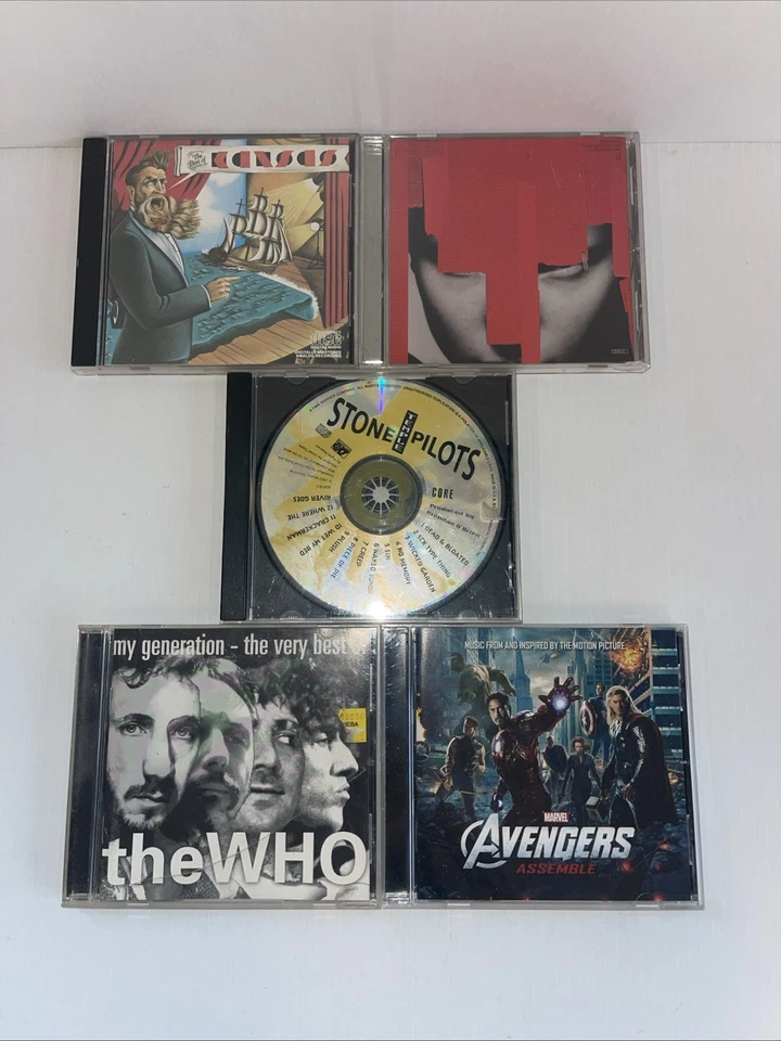 KANSAS~THE BEST OF, GARBAGE~BLEED LIKE ME, STP~CORE,THE WHO~MY GENERATION CD LOT Foto 1 de 4