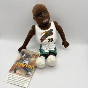 Seattle Super Sonics Gary Payton Doll Plush Bean-Filled NBA Basketball - Picture 1 of 3
