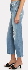 Worn MOTHER SUPERIOR The RAMBLER ANKLE destructed jeans-Holy Melancholy-Sz 26 2 - Picture 1 of 16