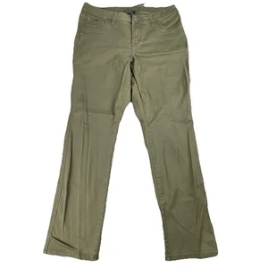 KUHL Kontour Straight Women's Hiking Chino Pants Style 6374 Green Size 14 Reg - Picture 1 of 16