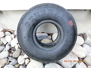 Very Nice Vintage 10 x 3 General Tailwheel Tire, Airplane 4 Ply  (Lwlr) - Bild 1 von 2
