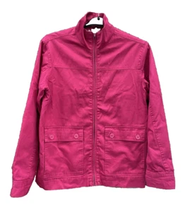 Cotton Traders Women's Pink Fuchsia Casual 100% Cotton Jacket Size S - Picture 1 of 11