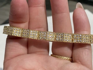Victoria Wieck Gold Vermeil Sterling Absolute Bridge Style Bracelet - Picture 1 of 9