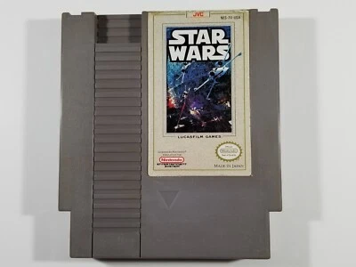 ¤ Star Wars ¤ (Carrito de Juego) Buen Nintendo NES Auténtico Funciona Excelente Foto 1 de 4