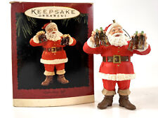 Hallmark Keepsake 1995 Christmas Ornament "Refreshing Gift" Coca Cola Santa NOS