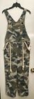 ANTHROPOLOGIE Carter Camouflage Green Rope Belt Utility Overalls Jumpsuit NEW 8P