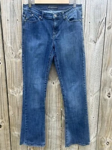 Rock & Republic Jeans Damen 10 Blau Kasandra Bootcut Dark Wash Mid Rise Stretch - Bild 1 von 7
