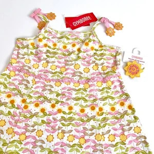HTF Vintage NWT Gymboree 2007 SUNFLOWER FIELDS Knit Cami Sun DRESS & HAIR 7 - Picture 1 of 5