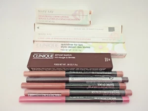 12 Pc Lot Clinique Mary Kay Maybelline Mr. Write Lipstick Lip Liners - Picture 1 of 9