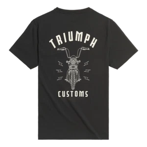 Triumph Ape Graphic Tee in Black MTSS24122 - Picture 1 of 2