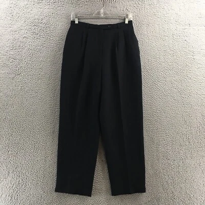 Pantalones de vestir Worthington para mujer Petite 10 (actual 28X27) negros tiro alto cremallera NUEVO Foto 1 de 4