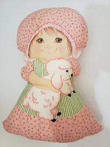 Vintage Cut N Sew Fabric Pillow Pattern Little Bo Peep Mary Lamb Easter Craft - Picture 1 of 3