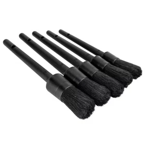 5x Synthetic Detailing Brush Set Soft Bristle for Deep Clean Interior Exterior - Picture 1 of 10