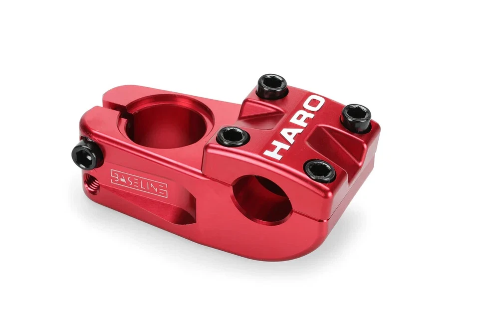 Haro CNC Baseline Stem BMX Threadless 48mm Freestyle Bike Life RED - Image 1 of 3