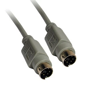 6 Ft Mini Din 6-pin Male to Male PS2 PS/2 Cable For Computer Keyboard Mouse KVM - Picture 1 of 1