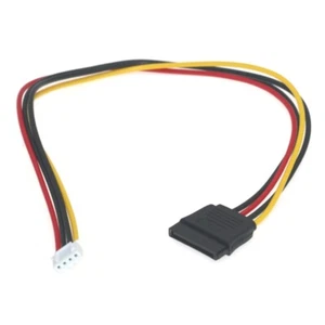 4Pin FDD to 15Pin SATA Converter Power Supply Data Conversion Cable 20cm - Zdjęcie 1 z 7