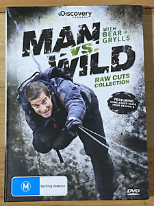 Man Vs Wild Bear Grylls, 3 DVD Bundle, Discovery Channel Pre-Owned VGC