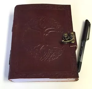Diario in pelle albero della vita taccuino da scrittura diario di viaggio arte libro da schizzi - Foto 1 di 1