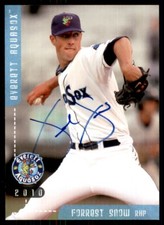 2010 Grandstand Everett Aquasox Forrest Snow Signed IP AUTO #NNO