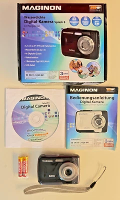 Maginon Digital-Kamera 8.0 Megapixel Wasserfest mit Videofunktion - Bild 1 von 4
