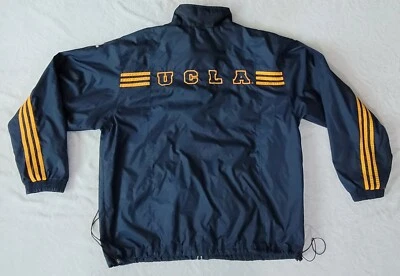 Vintage UCLA Bruins Jacket Mens XL Navy Blue Softball NCAA - REAR! - Image 1 of 4