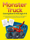 Pineapple Activity Book Monster Truck Coloring Book for Kids Ages 4- (Paperback)