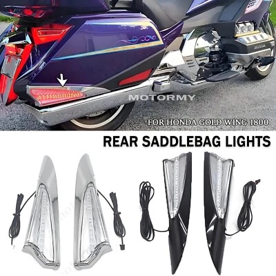 Luces LED de alforja laterales señales de giro 2018-up para Honda Gold Wing GL1800 Foto 1 de 4