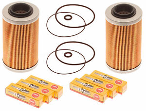 Sea Doo 4-Tec Maintenance Kit Oil Filter W/ O-Ring & NGK Spark Plugs 2 Pack