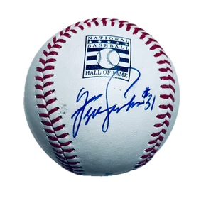 FERGIE JENKINS SIGNED AUTOGRAPH RAWLINGS HALL OF FAME LOGO BASEBALL COA HOF AUTO - Picture 1 of 1
